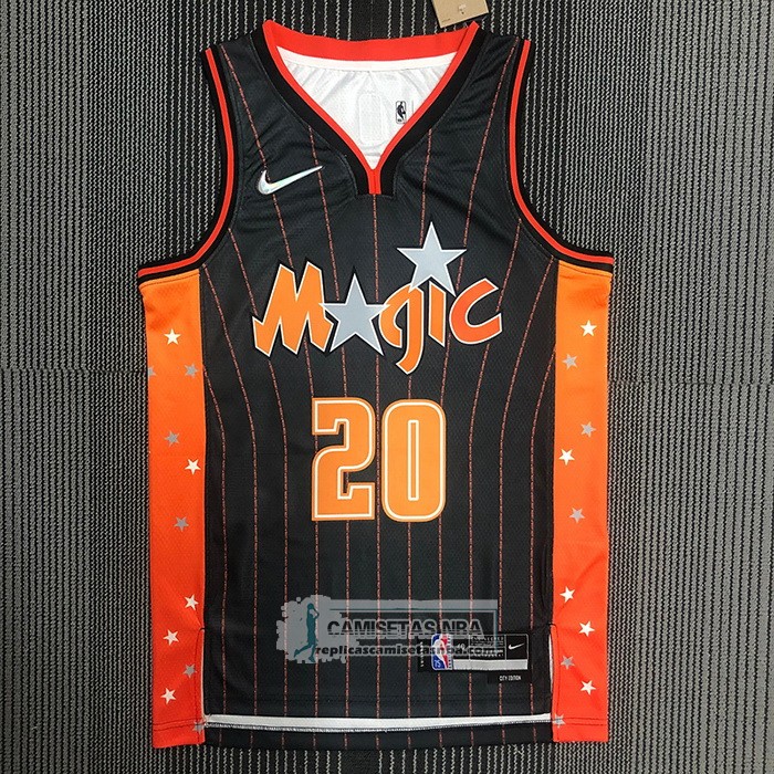 Camiseta Orlando Magic Markelle Fultz NO 20 Ciudad 2021-22 Marron